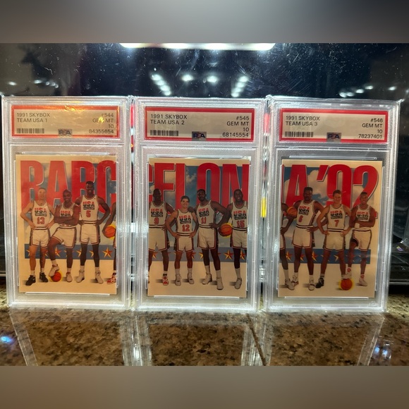 Set of Barcelona Dream Team 2002 PSA 10 - Picture 1 of 2